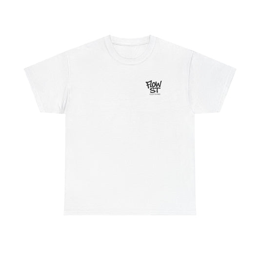 Flow ST Unisex Heavy Cotton Tee - Trendy Graphic Tee, Cool Casual Wear, Gift for Friends, Summer Style, Streetwear Essential